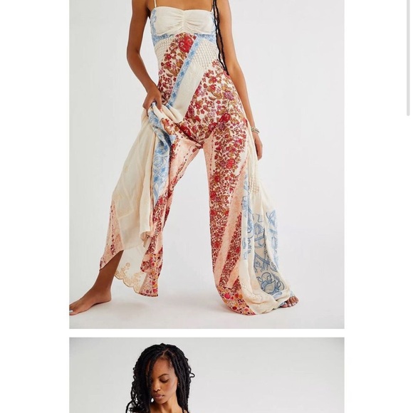 Free people Gianna Patchwork Jumpsuit - Picture 4 of 4